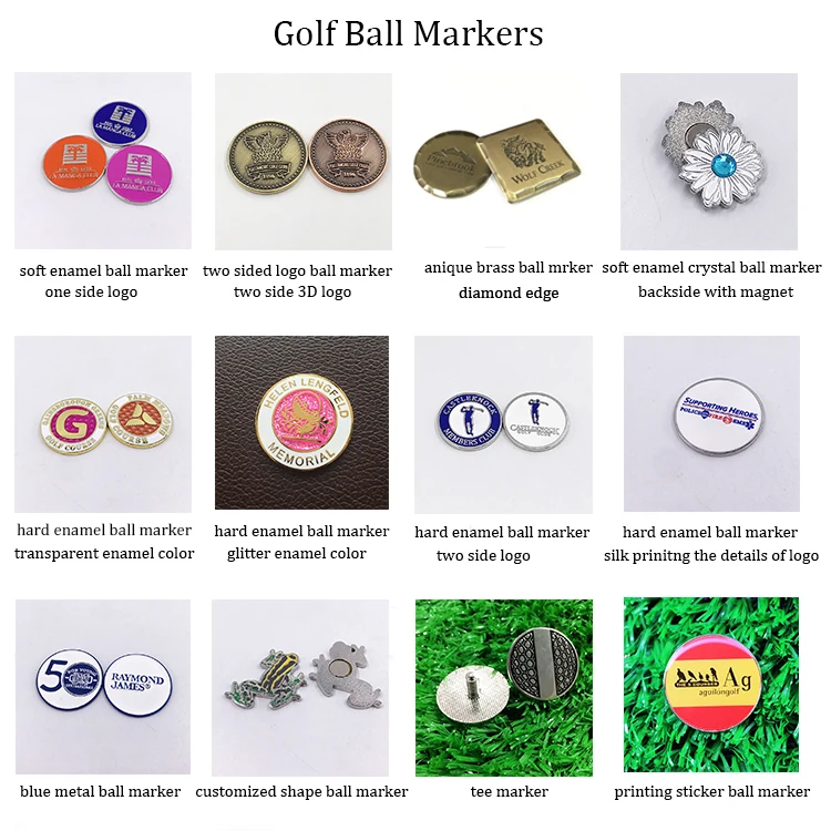 Magnetic Golf Poker Chip Magnet Golf Ball Marker  Custom  Factory Price Golf  Club Ball Markers supplier