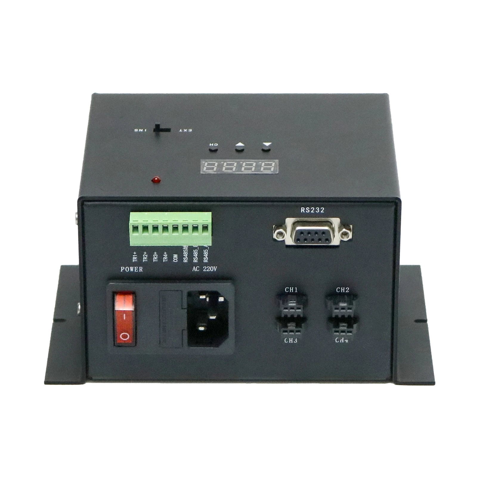 Digitalregler DPH24-4H 24 V CH4 oder Einzelphasen-Wechselstromkreislauf 1 A 24 V Horizontaler Analogdimmer LED-Lichtschalter-Regler