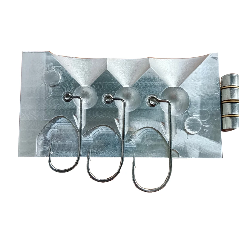bass fishing weighted hooks molds 2X Circle Hook Pour in the lead and take out perfect castings every time 12 oz lead fishing hooks