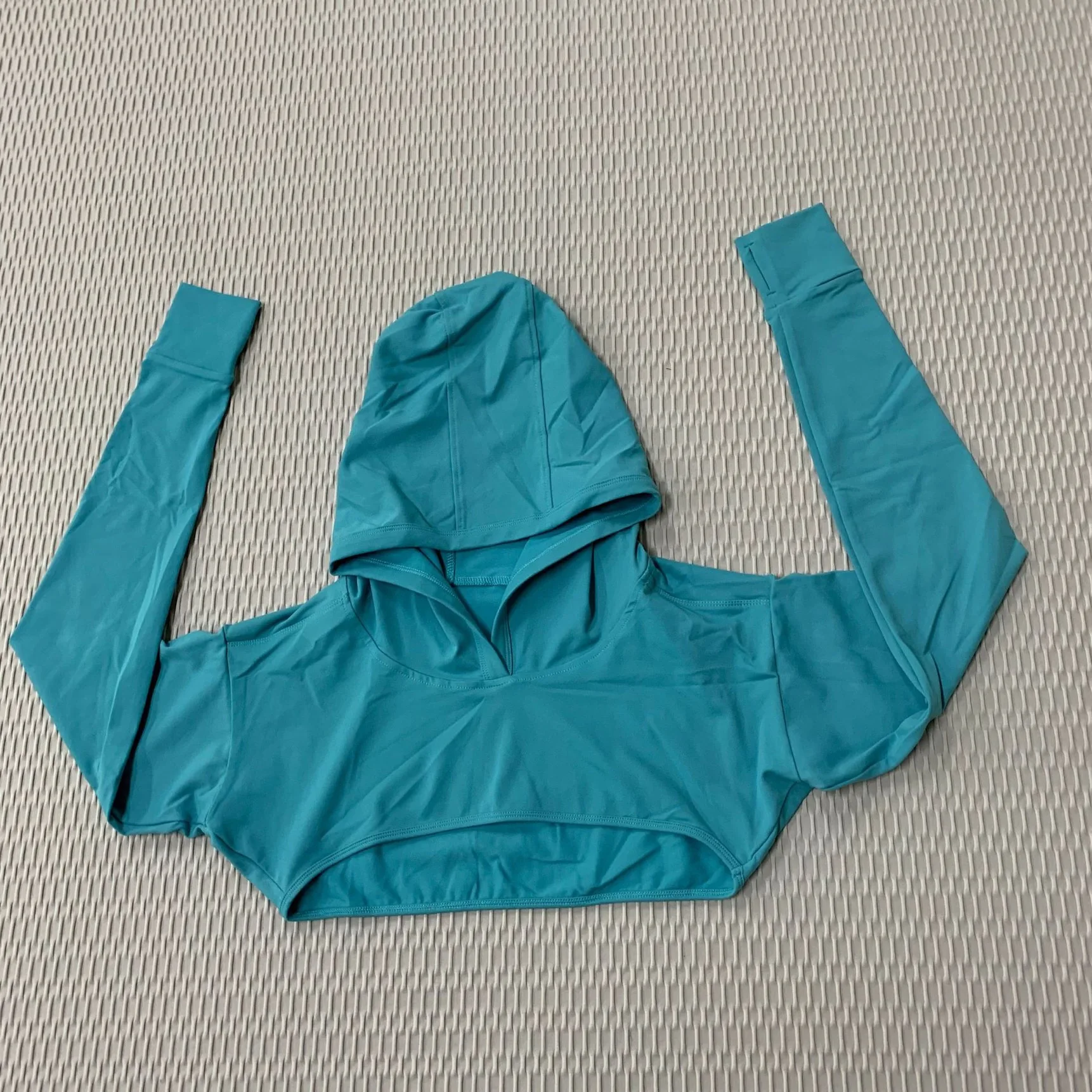 Long Sleeve Top Six Colors  Sports Solid  Clothes Bra And Shorts Women Gym Yoga Wear  Set & Workout Sets
