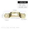 Colgante oculto de oro engrosado