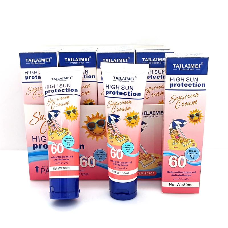 SC009 TAILAIMEI Spf 60 Suncream Protection Sun Protector Cream Block for Face Moisturizing Skin Care Organic Sun Screen Cream