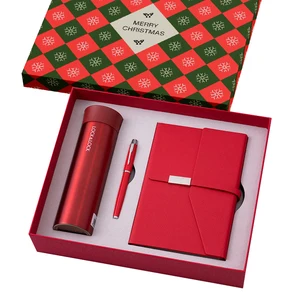 Custom Branded Welcome Kit for New Employees Includes a Notebook Pen Tumbler and Umbrella As an Onboarding Gift