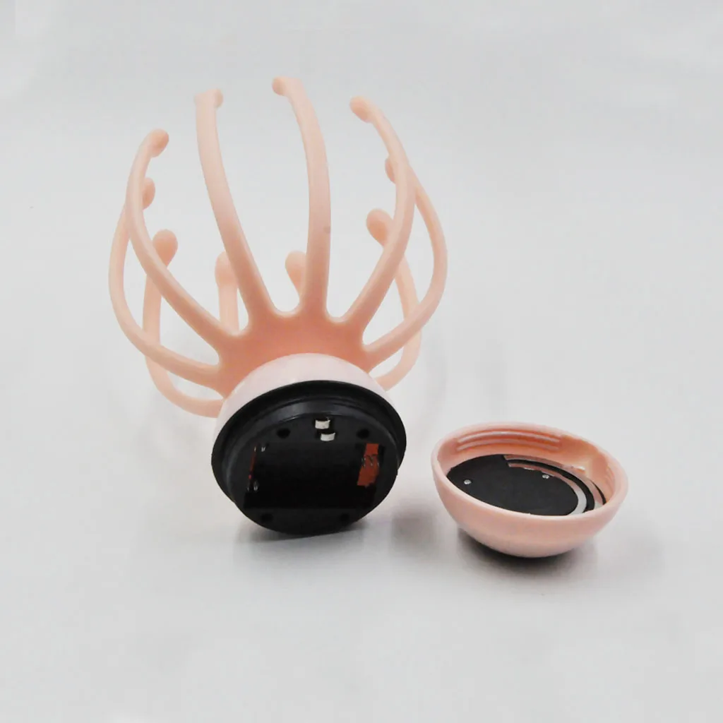 Automatic 10 Finger Rechargeable Smart Vibration Spider Head Massage Tool Electric Scalp Head Massager