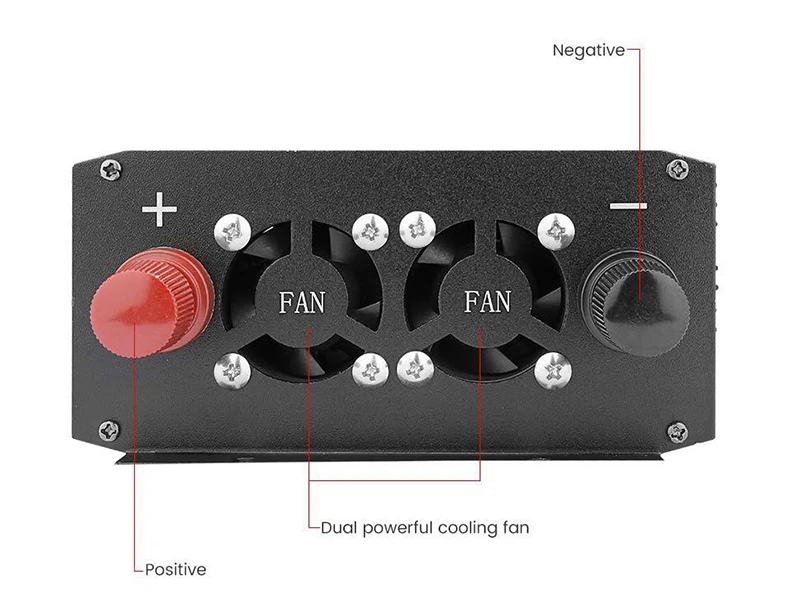 Vfd Generator Single Phase 12v To 220v 1000w 2000w 3000w Ac 12 Dc220