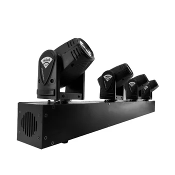 LED Spot 4x10W RGBW Beam Moving Head Lighting for Church Wedding Concert Theater Performance Stage