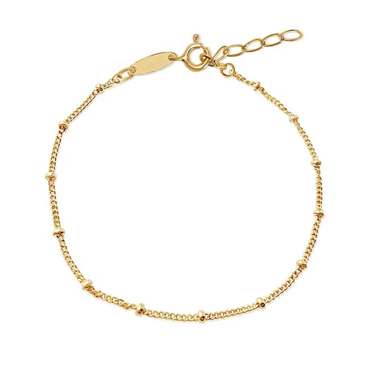 eco-friendly Ball bracelet Bracelet ball filigree design 24K gold-plated recycled 925 silver