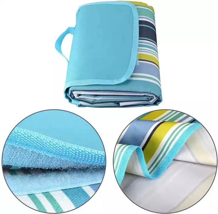 Outdoor Large Beach Mat Machine Washable waterproof picnic Blanket blanket baby sleeping pad picnic mat details