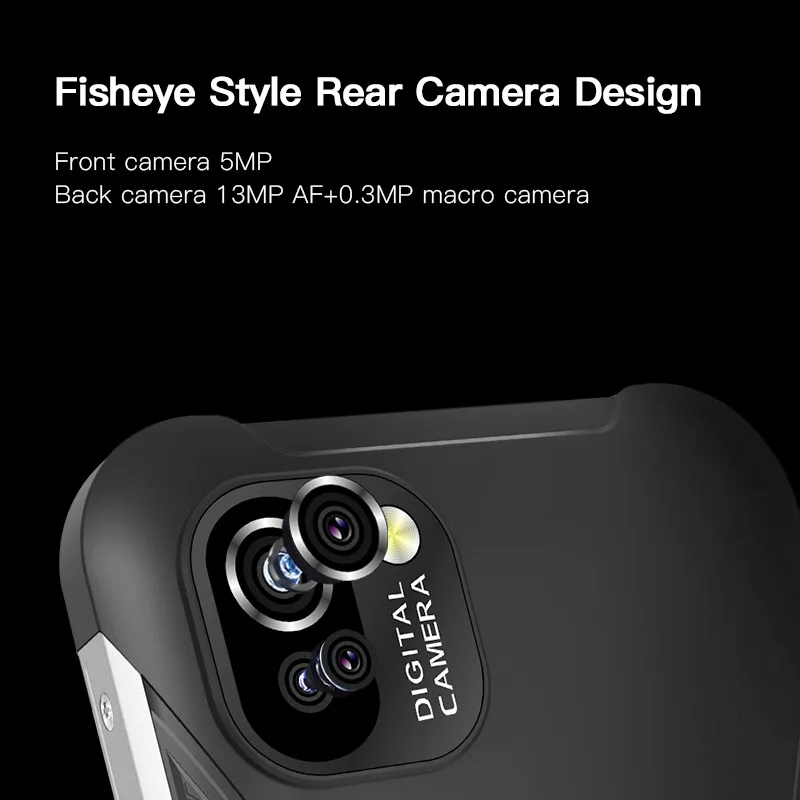 2024 Global 4G 5.7 Inch IPS Touch Screen Dustproof  Waterproof 3GB NFC Android 12. Unlock IP65 Rugged Smartphone