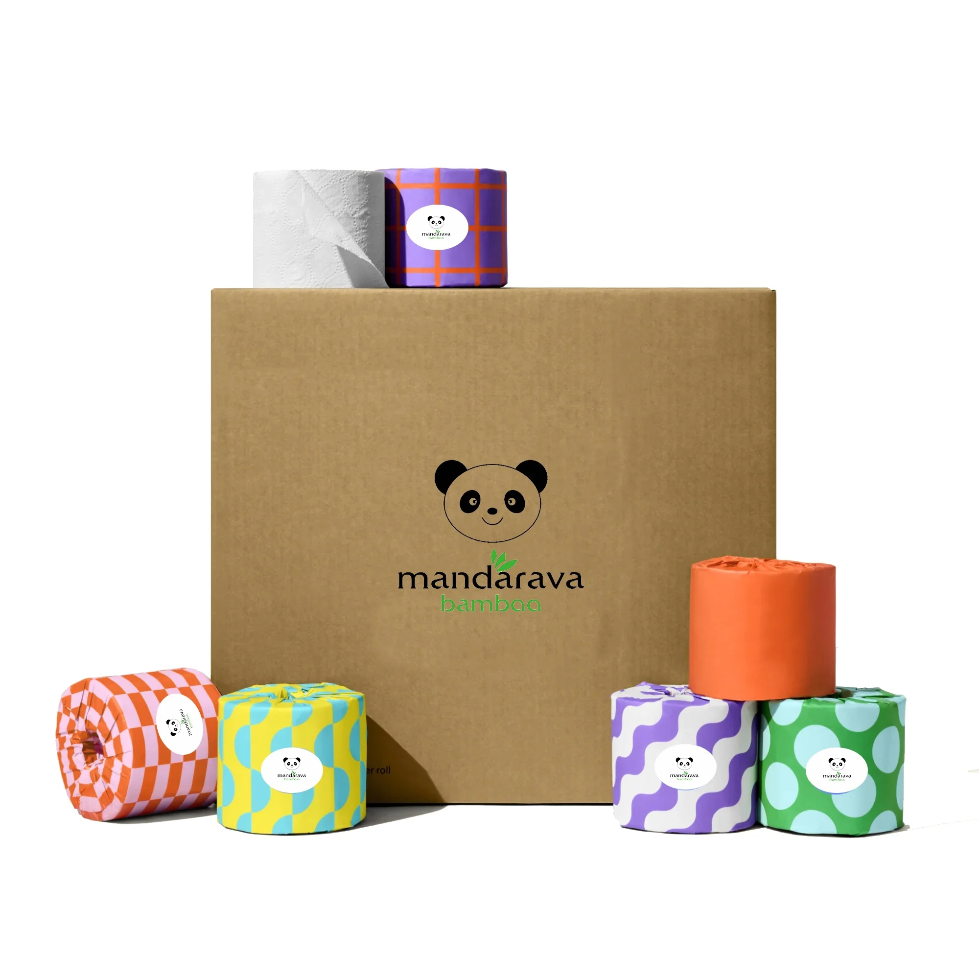 Home Nurse Lot de 12 rouleaux de papier toilette 100 % bambou non blanchi, 4 plis, non toxique, sans PFA, sans produits chimiques, sans danger pour