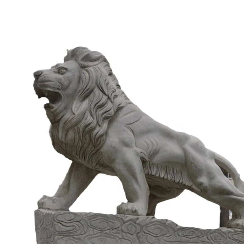 石の屋外の手彫りの石の状態庭の装飾ライオンの彫刻 - Buy Lion Sculpture Outdoor,Lion Stone,Lion  Sulpture In Stone Product on Alibaba.com