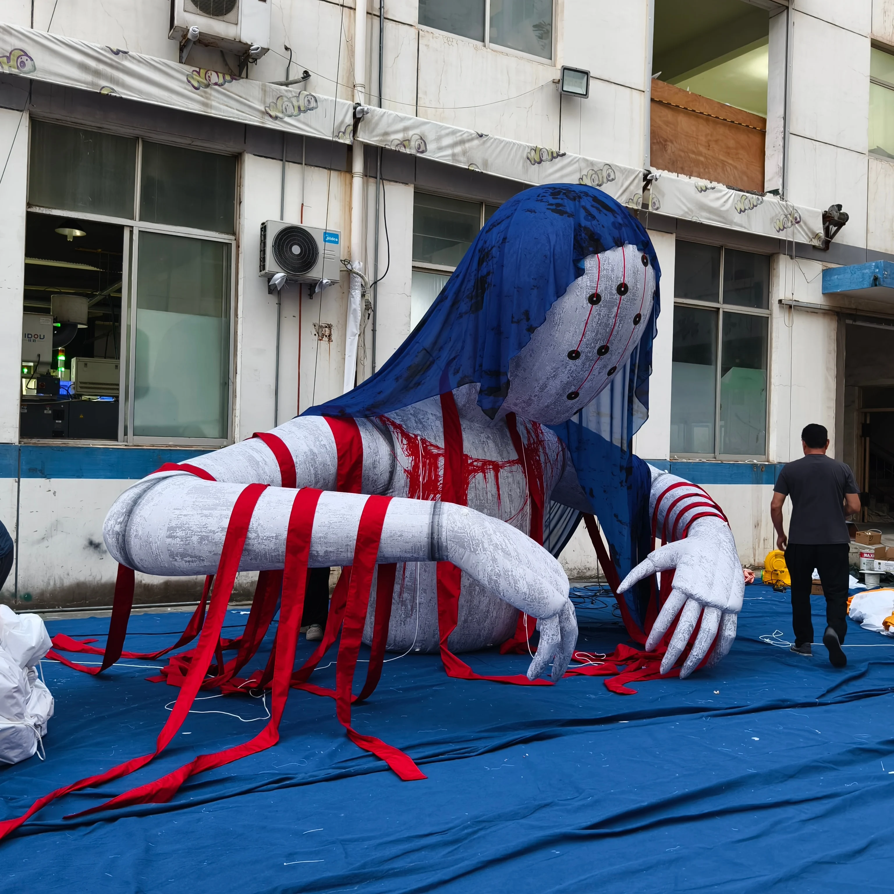 Professional Large Inflatable Horror Ghost Prop, Premium Advertising Inflatable for Commercial Exhibition & Promotion