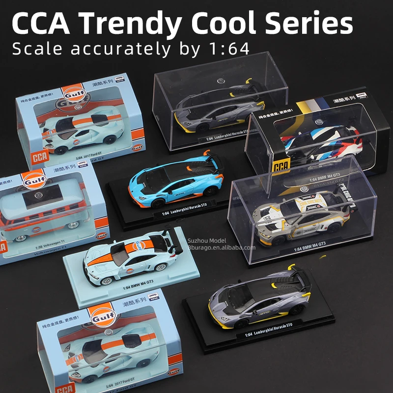 CCA 1/64 ガルフ M4 GT3 T1 バン バス フォード GT 合金車モデル ダイ