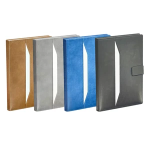 2026 Hot Sales A5 Custom Size Pocket Cover PU Leather Notebook for Business