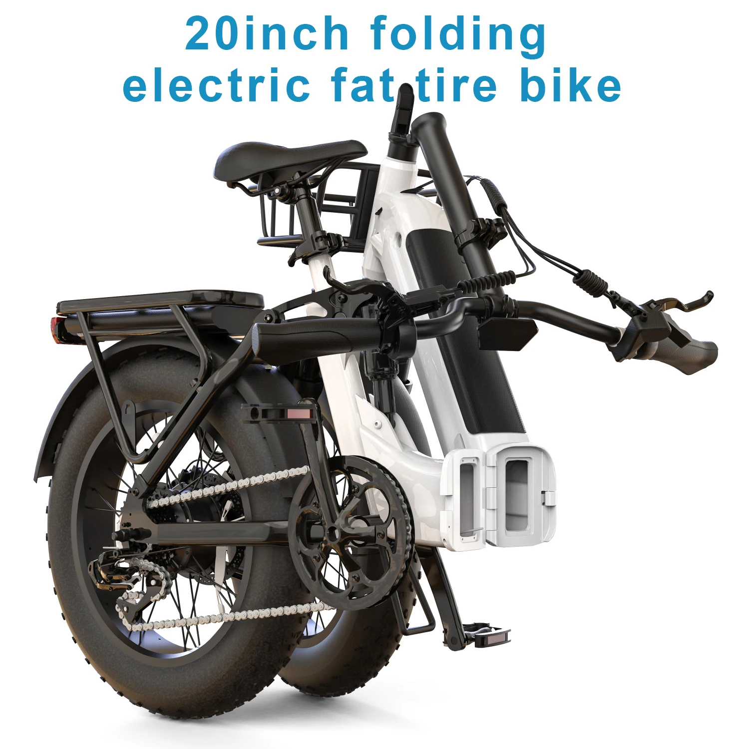 Spectacular Customizable 1000w 30ah Electric City E-Bike with Fat Tire, Folding 20-inch Frame - Mountain Bike for Adults from Factory Direct - Image 3