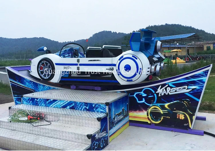Mechanical Trailer Mounted Rotating Flying Plane On Track Amusement ...