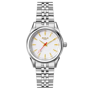 Women's 18mm Stainless Steel Band Diamond Quartz Watch Water-Resistant Crystal Dial with Citizen Movement Fashion Charm