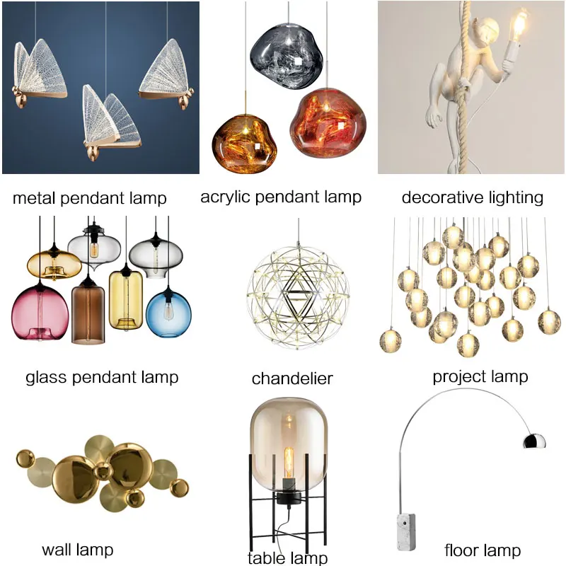 Discount black huge standing floor lamps modern indoor design hotel led art decor ground floor light