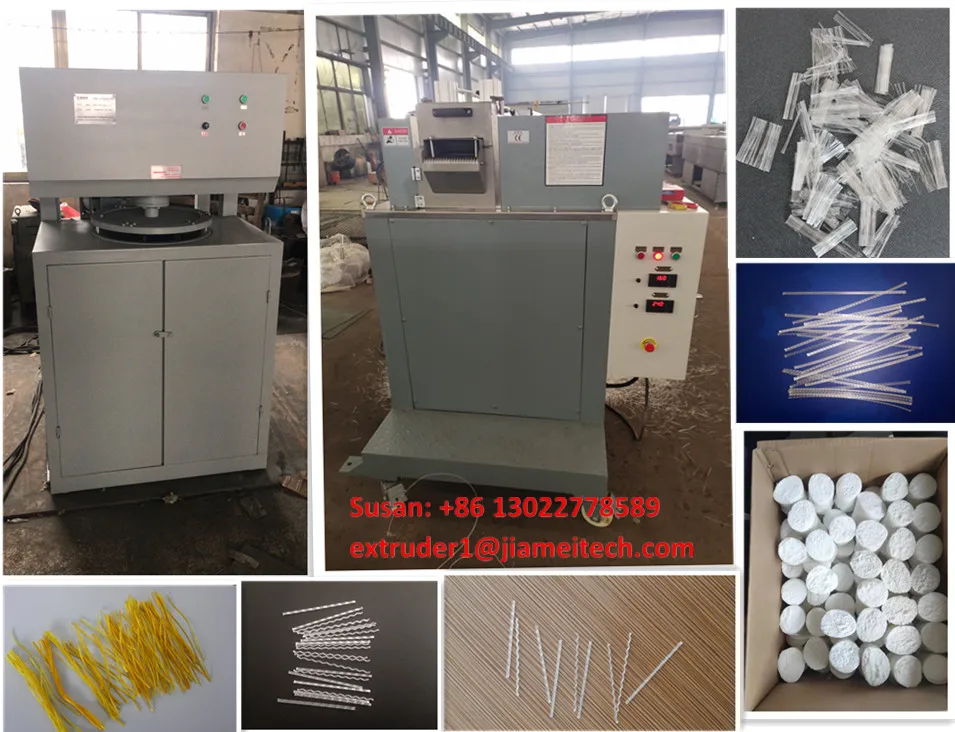 Macro Fibre Reinforced Concrete Polypropylene Fibre Extruder Machine ...