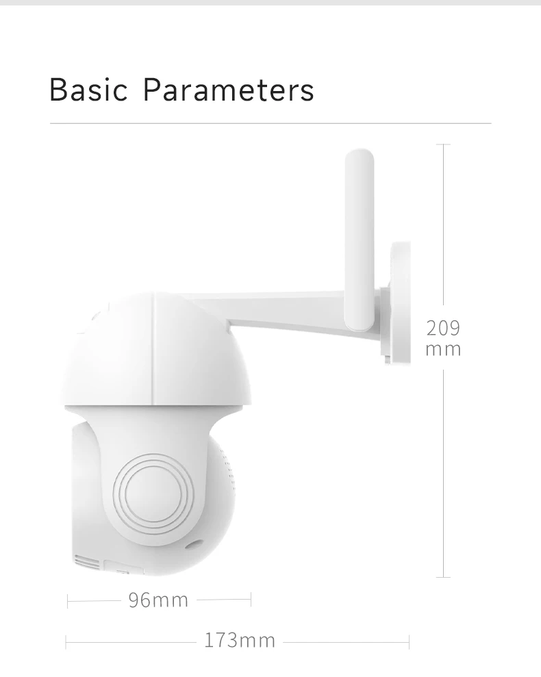 V380 P12 Factory Supply Smart Control PTZ Camera 3MP Outdoor Security Wireless Camera Surveillance Wifi Camera factory