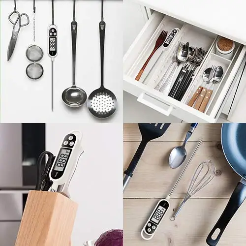 Фабрика нержавеющей стали умный Длинный зонд приготовления барбекю цифровая система мгновенных беспроводной барбекю пищевой термометр для мяса