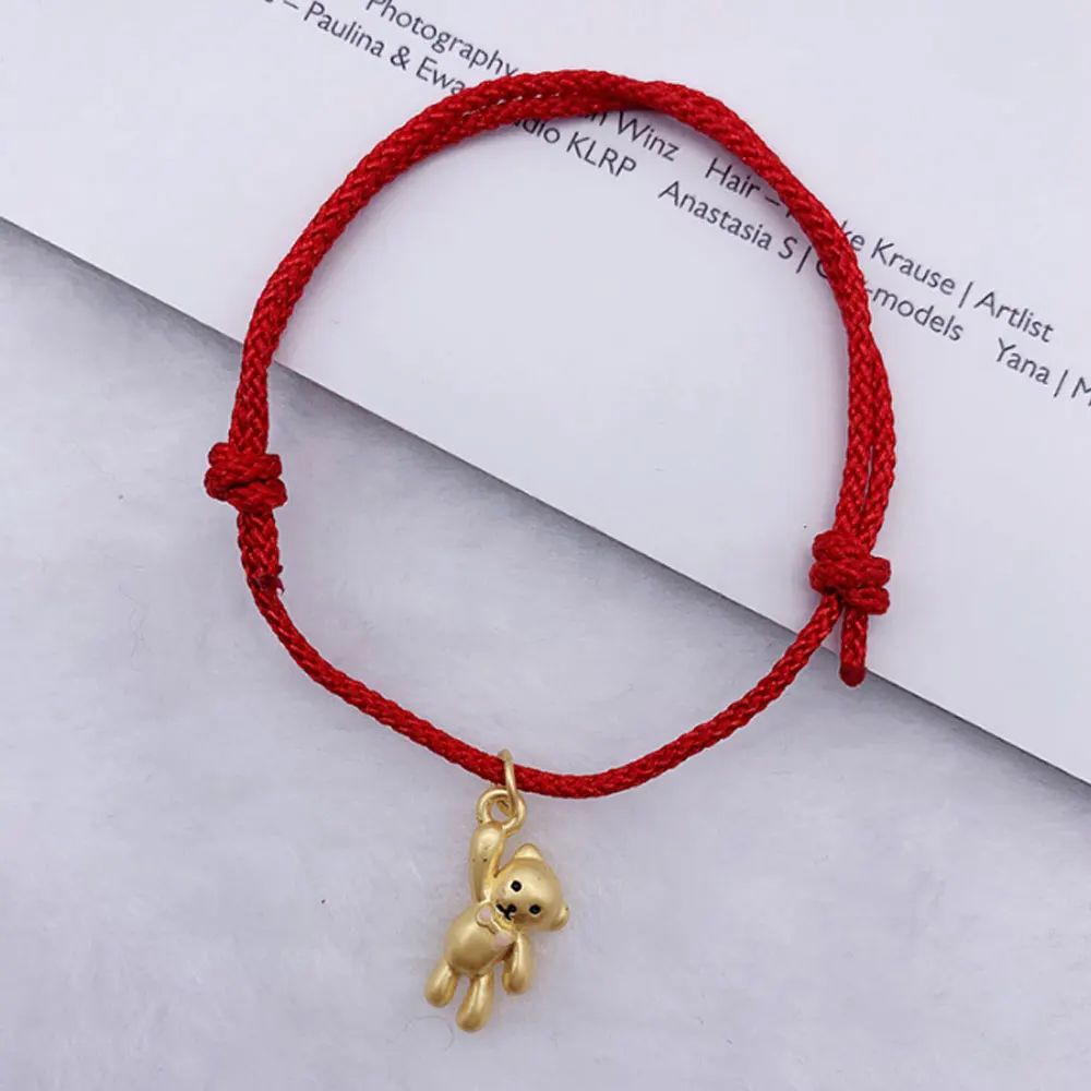 Red String Braid Bracelet Fortune Bracelet Lucky Pendant