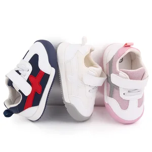 Baby Toddler First-Walking Trainers Sneakers Rubber Sole Infant Boys Girls Soft Kid Cute Walking Athletic Running Shoes