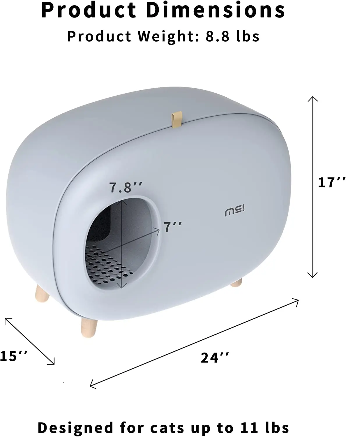 Hot Selling Elegant Cat Litter Box House Simple Design Multifunctional