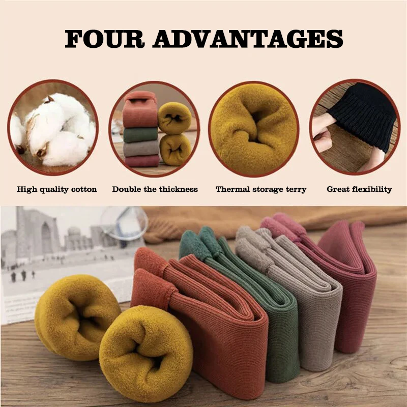 new fashion designer colorful womens socks plush thickened snow fuzzy socks winter home warm floor socks