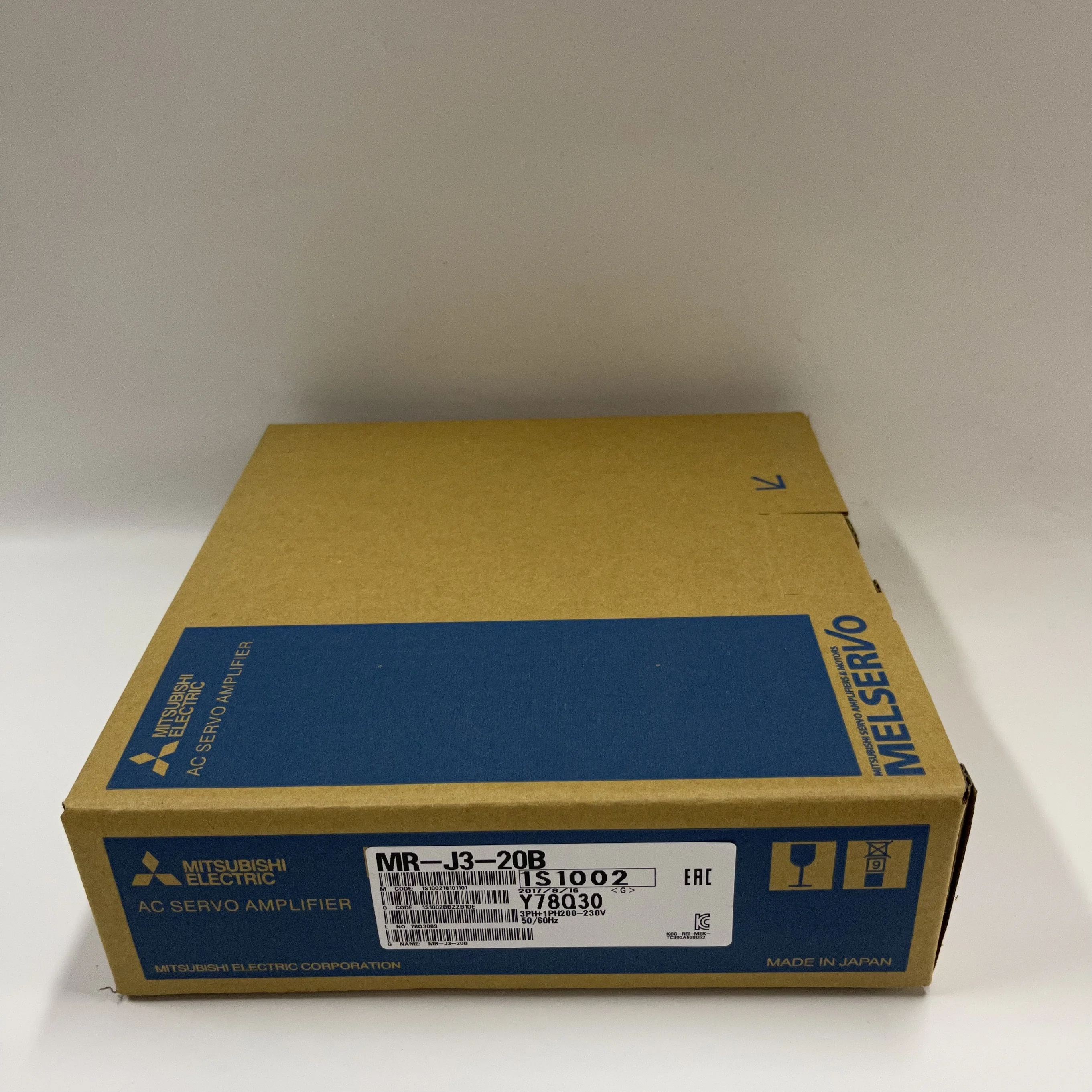 Mitsubishi AC Servo Amplifier MR-J3-20B Mitsubishi AC Servo Amplifier MR-J3-20B