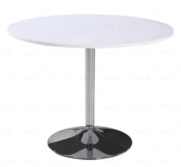 Round Coffee Table With Metal Base Plastic Dining Table Set Coffee Shop Table For Restaurant Dining Household Leisure