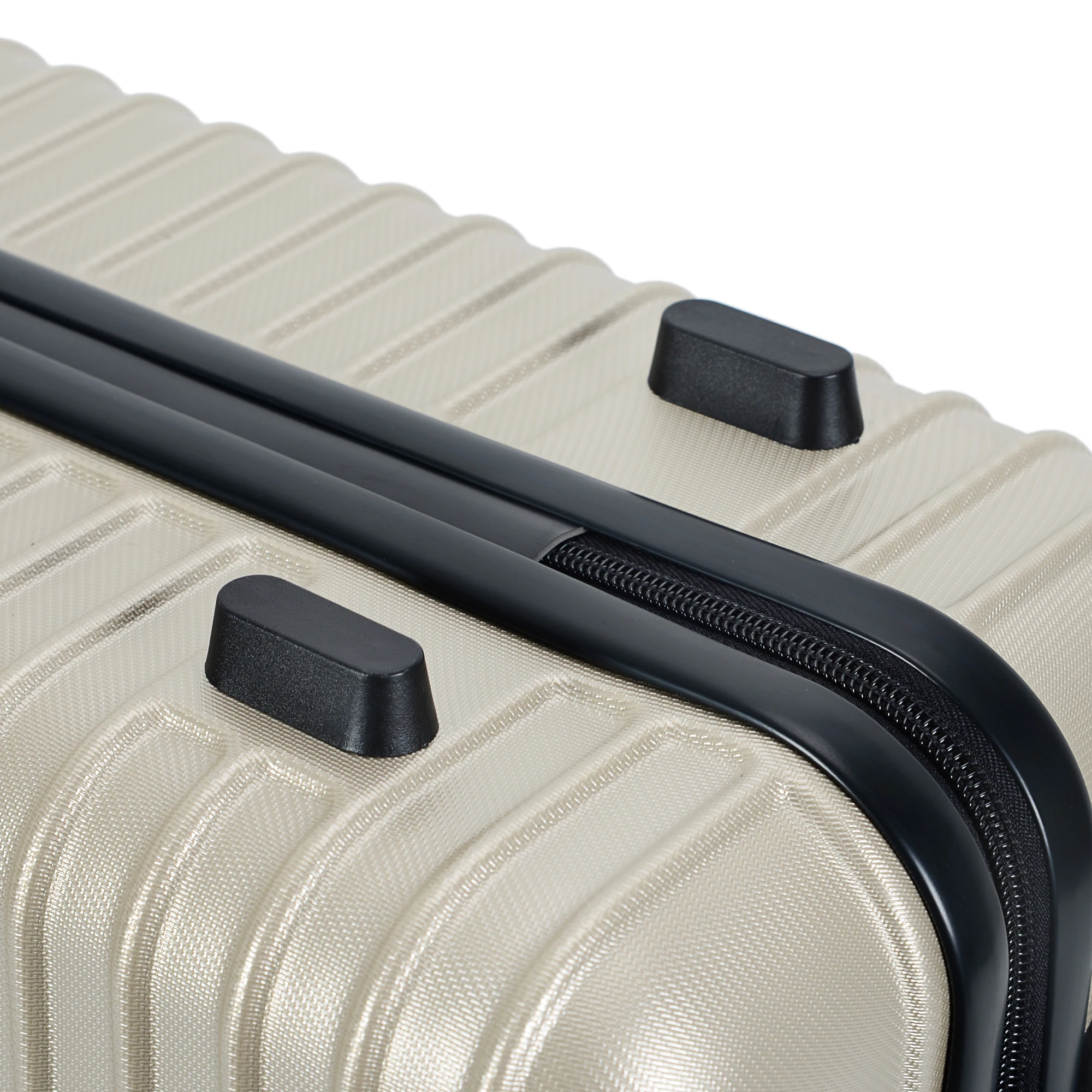 Removable Wheels Cabin Abs Pc Suitcase Luggage Easy To Install And Save Loading Space Buy