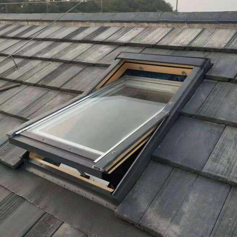 Pretty Aluminum Metal Frame House Roof windows Glass Openable Skylight/window