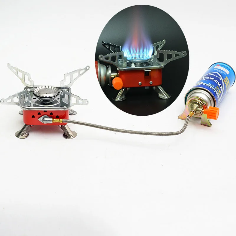 Windproof Pocket Picnic Cooking Gas Burner - Mini Ultralight Camping Stove  - China Pipe Line Gas Stove, BBQ Grill