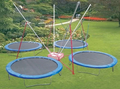 Хит продаж, батут из нержавеющей стали, 8 футов, 4 станции