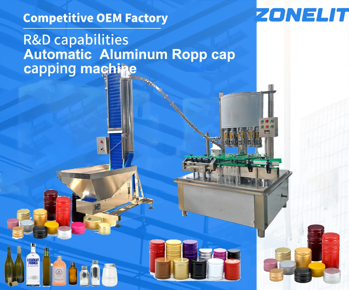 Automatic Glass Bottle Sealing Screw Capping Machine for Aluminum Cap ...