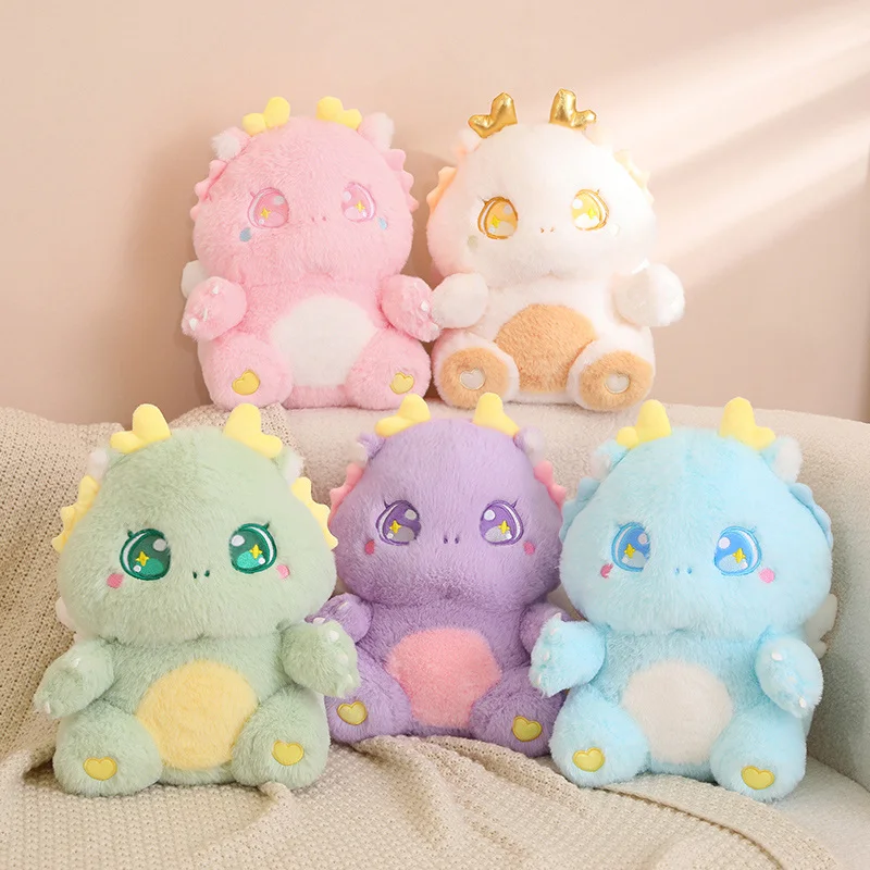 Animaux en Peluche Shownicer Dinosaure Oreiller Kawaii Jouet Animal Poupée Coussin Cadeau pour Enfants Filles 3+ Ans (Noir, 45cm) | Votre wishlist sur