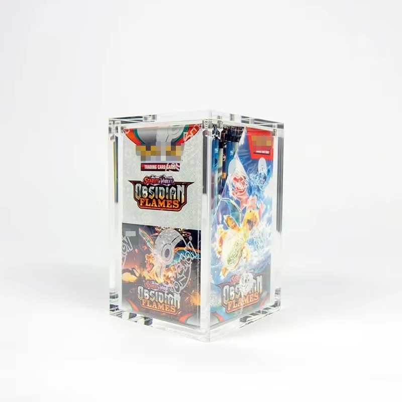 Acrylic Case Display for Pokmond Booster Box Half 18-packs (BB) Pokemond  Booster Pack Acrylic Case