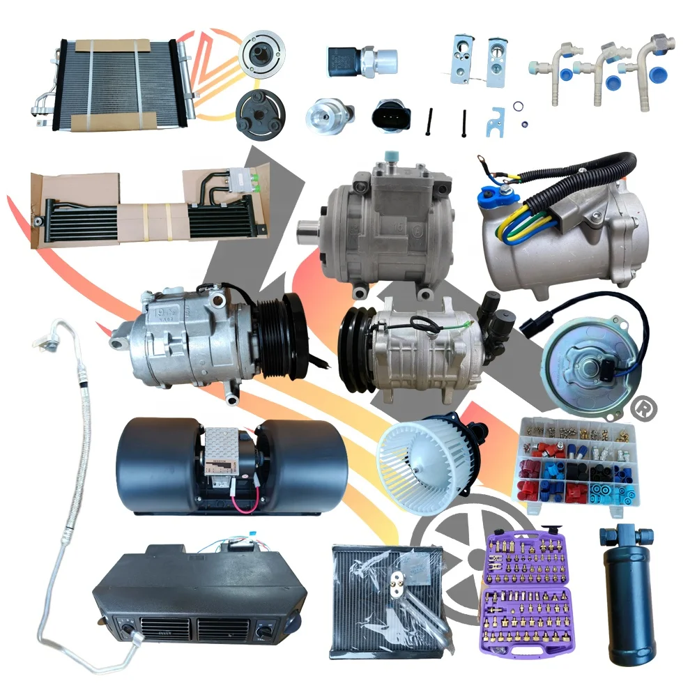 Factory Direct  Arrival 12 Volt air Conditioner Split Car Tractor Trailer Rv Mini Split air Conditioning for Semi Trucks