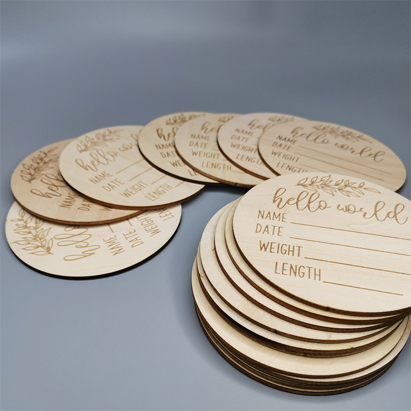 Цветочный фон для фотографирования новорожденных с изображением Опора деревянный веху знаки Детские ежемесячно карты на рождение ребенка веху диски