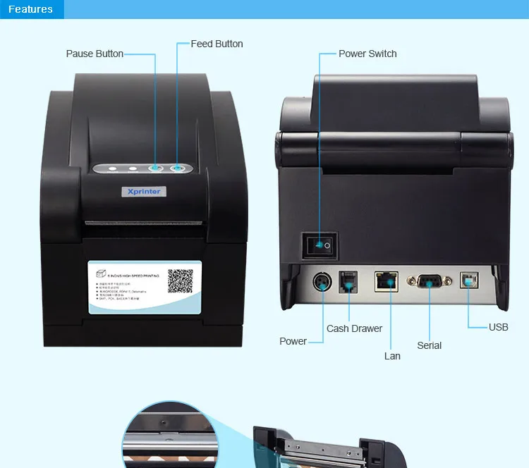 Термопринтер 365b драйвер. Xprinter 350b. Xprinter XP-350b. Принтер Xprinter 365b. Принтер (термо) Xprinter XP-350 BM.