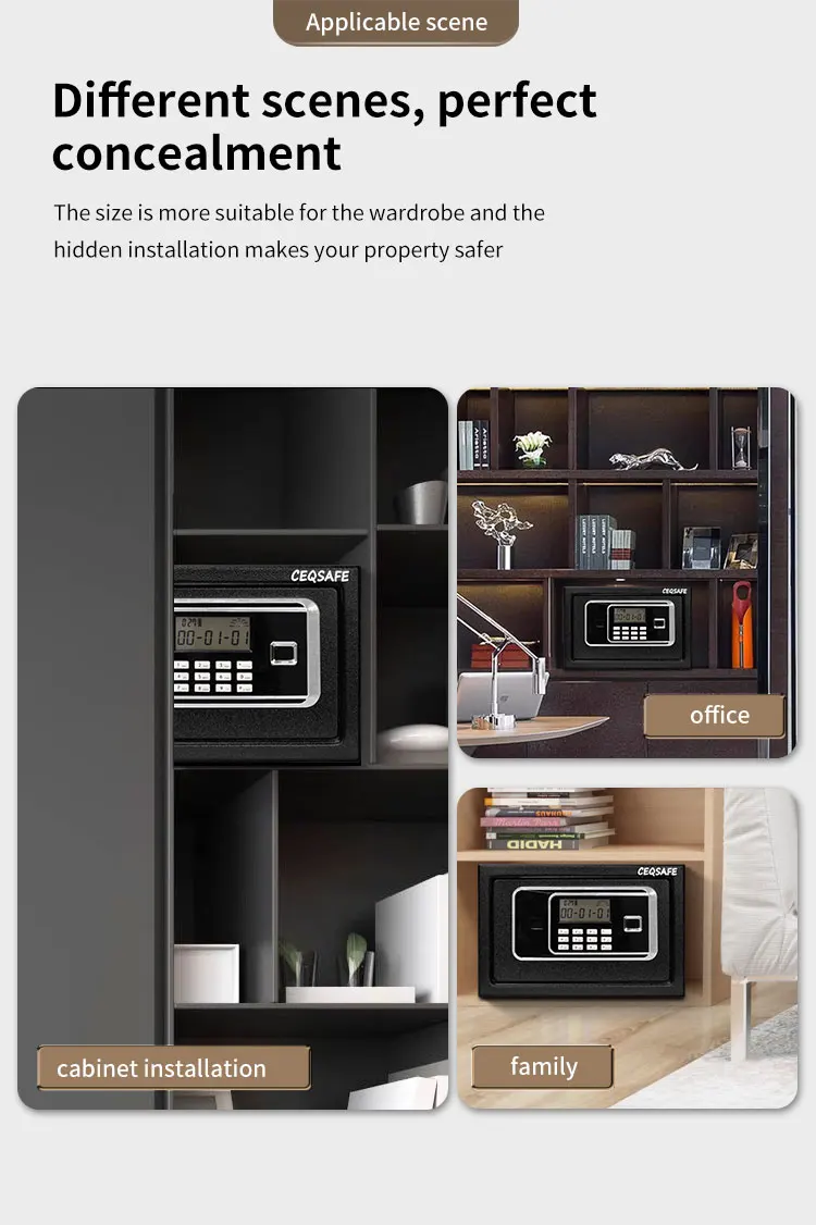 CEQSAFE High Security Mini Safe Box With Digital Keypad for Hotel Room supplier