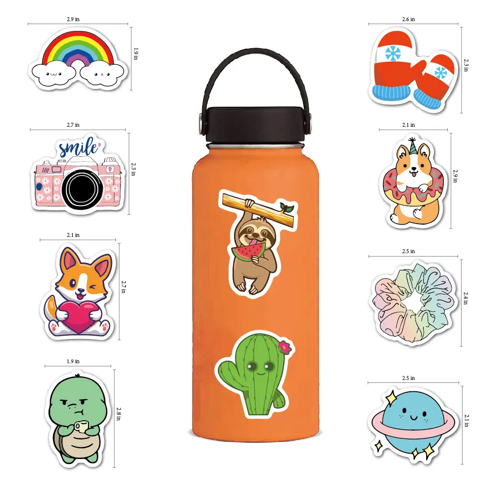 Vinyl Decal Cute Hydro Flask With Stickers Stickers For Water