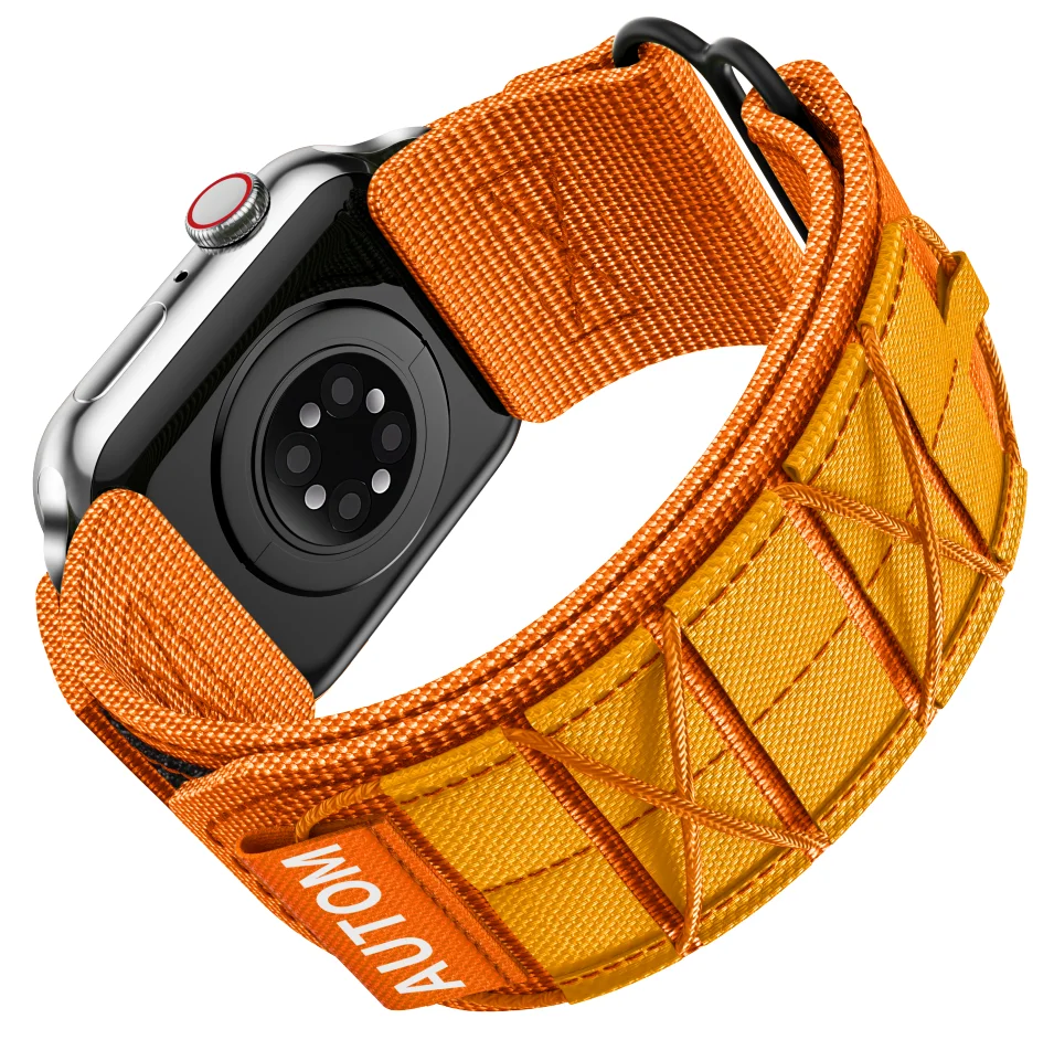 Custom Color Sport Fabric Watchband Replacement Canvas Iwatch Strap Ultra 38 42 49mm For Iphone