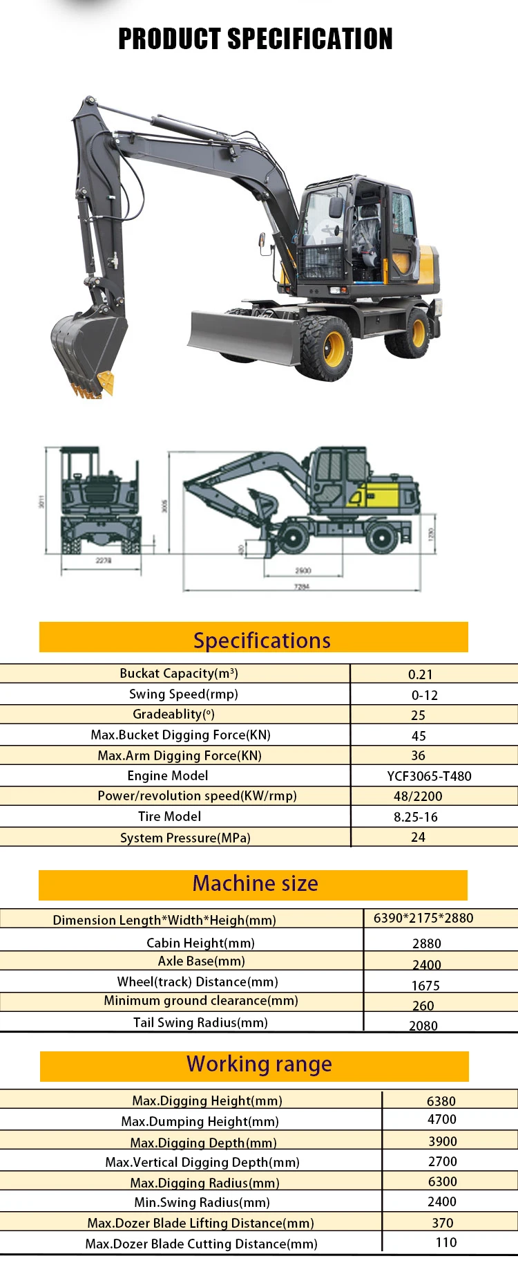 Crawler Excavator With Cummins Engine Hydac Hydraulic Cylinder And ...