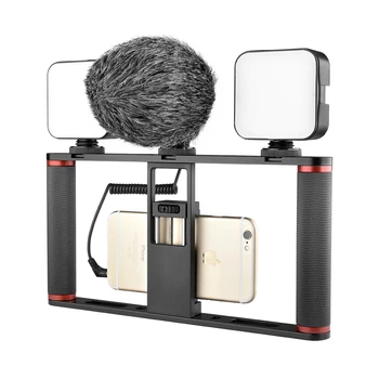 YELANGU High Quality Professional Photography Tools Handle Smartphone Vlogging Live Broadcast Rig Kits PC502 detail image