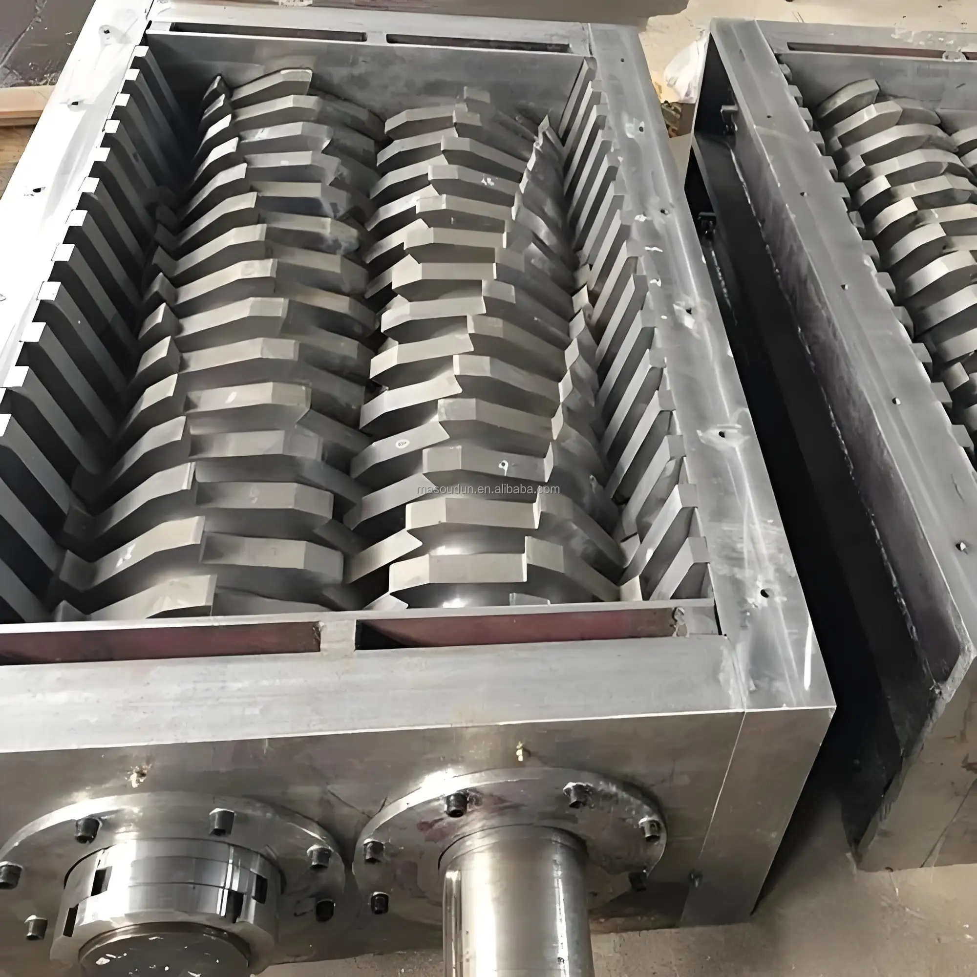 Gr2 Shredder Rounds Double Shaft Metal Shredders - Efficient Recycling Solutions