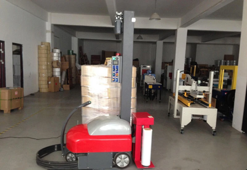 Automatic robot wrapping machine robot pallet wrapper