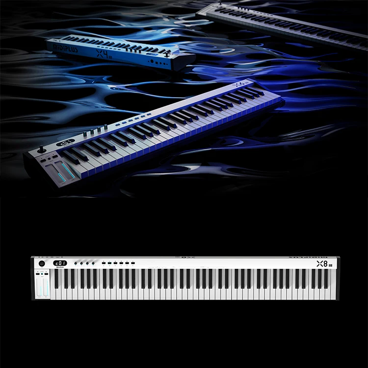 midiplus x8 pro USB キーボードコントローラー 楽天市場】midiplus