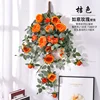 Colgante de pared de rosa auspicioso - Naranja